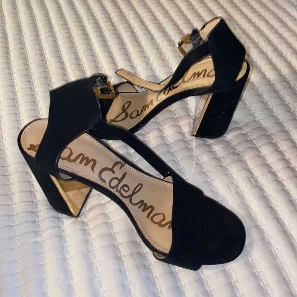 *FINAL SALE* Sam Edelman black block heels
